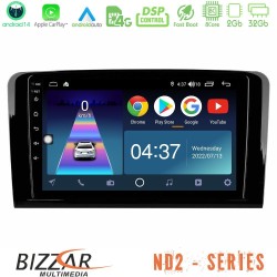 Bizzar ND2 Series 8Core Android14 2+32GB Mercedes ML/GL Class Navigation Multimedia Tablet 9" Με Carplay & Android Auto Bizzar ND2 Series 8Core Android14 2+32GB Mercedes ML/GL Class Navigation Multimedia Tablet 9" Με Carplay & Android Auto