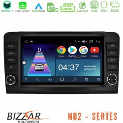 Bizzar ND2 Series 8Core Android14 2+32GB Mercedes ML/GL Class W164 2006-2011 Navigation Multimedia Tablet 9" Με Carplay & Android Auto (OEM Look) Bizzar ND2 Series 8Core Android14 2+32GB Mercedes ML/GL Class W164 2006-2011 Navigation Multimedia Tablet 9" Με Carplay & Android Auto (OEM Look)