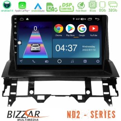 Bizzar ND2 Series 8Core Android14 2+32GB  Mazda6 2002-2006 Navigation Multimedia Tablet 9" Με Carplay & Android Auto