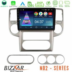 Bizzar ND2 Series 8Core Android14 2+32GB Nissan X-Trail 2003-2007 Navigation Multimedia Tablet 10" Με Carplay & Android Auto Bizzar ND2 Series 8Core Android14 2+32GB Nissan X-Trail 2003-2007 Navigation Multimedia Tablet 10" Με Carplay & Android Auto