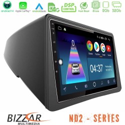 Bizzar ND2 Series 8Core Android14 2+32GB Opel Mokka Navigation Multimedia Tablet 9" Με Carplay & Android Auto Bizzar ND2 Series 8Core Android14 2+32GB Opel Mokka Navigation Multimedia Tablet 9" Με Carplay & Android Auto