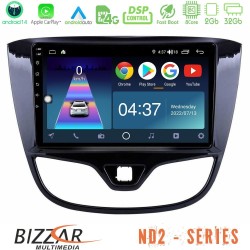 Bizzar ND2 Series 8Core Android14 2+32GB Opel Karl 2017-2019 Navigation Multimedia Tablet 9" Με Carplay & Android Auto Bizzar ND2 Series 8Core Android14 2+32GB Opel Karl 2017-2019 Navigation Multimedia Tablet 9" Με Carplay & Android Auto