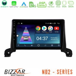 Bizzar ND2 Series 8Core Android14 2+32GB Peugeot 3008/5008 2017-2023 Navigation Multimedia Tablet 9" Με Carplay & Android Auto Bizzar ND2 Series 8Core Android14 2+32GB Peugeot 3008/5008 2017-2023 Navigation Multimedia Tablet 9" Με Carplay & Android Auto
