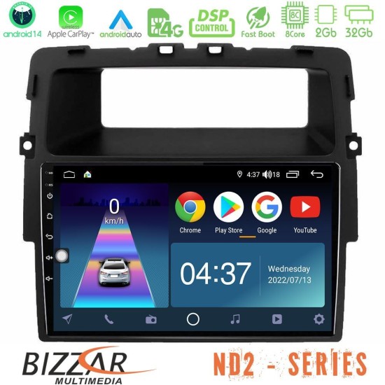 Bizzar ND2 Series 8Core Android14 2+32GB Renault/Nissan/Opel Navigation Multimedia Tablet 10" Με Carplay & Android Auto Bizzar ND2 Series 8Core Android14 2+32GB Renault/Nissan/Opel Navigation Multimedia Tablet 10" Με Carplay & Android Auto