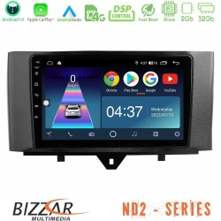 Bizzar ND2 Series 8Core Android14 2+32GB Smart 451 Facelift Navigation Multimedia Tablet 9" Με Carplay & Android Auto Bizzar ND2 Series 8Core Android14 2+32GB Smart 451 Facelift Navigation Multimedia Tablet 9" Με Carplay & Android Auto