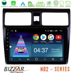 Bizzar ND2 Series 8Core Android14 2+32GB Suzuki Swift 2005-2010 Navigation Multimedia Tablet 10" Με Carplay & Android Auto Bizzar ND2 Series 8Core Android14 2+32GB Suzuki Swift 2005-2010 Navigation Multimedia Tablet 10" Με Carplay & Android Auto
