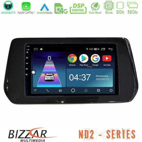 Bizzar ND2 Series 8Core Android14 2+32GB  Suzuki Swift 2024-> Navigation Multimedia Tablet 9" Με Carplay & Android Auto