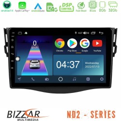 Bizzar ND2 Series 8Core Android14 2+32GB Toyota RAV4 Navigation Multimedia Tablet 9" Με Carplay & Android Auto Bizzar ND2 Series 8Core Android14 2+32GB Toyota RAV4 Navigation Multimedia Tablet 9" Με Carplay & Android Auto