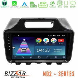 Bizzar ND2 Series 8Core Android14 2+32GB Toyota iQ 2008 – 2015 Navigation Multimedia Tablet 9" Με Carplay & Android Auto Bizzar ND2 Series 8Core Android14 2+32GB Toyota iQ 2008 – 2015 Navigation Multimedia Tablet 9" Με Carplay & Android Auto