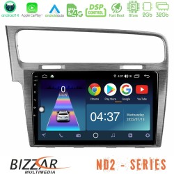Bizzar ND2 Series 8Core Android14 2+32GB VW GOLF 7 Navigation Multimedia Tablet 10" Με Carplay & Android Auto Bizzar ND2 Series 8Core Android14 2+32GB VW GOLF 7 Navigation Multimedia Tablet 10" Με Carplay & Android Auto