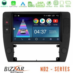 Bizzar ND2 Series 8Core Android14 2+32GB VW Passat B5 2001-2005 Navigation Multimedia Tablet 9" Με Carplay & Android Auto Bizzar ND2 Series 8Core Android14 2+32GB VW Passat B5 2001-2005 Navigation Multimedia Tablet 9" Με Carplay & Android Auto