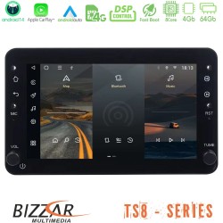 Bizzar Alfa Romeo 159/Brera/Spider 8Core Android14 4+64GB Navigation Multimedia Tablet 7" Με Carplay & Android Auto (OEM Style)