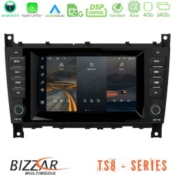 Bizzar Mercedes C/CLK Class (W203/W209) Facelift 8core Android14 4+64GB Navigation Multimedia Deckless 7" με Carplay/AndroidAuto (OEM Style) Bizzar Mercedes C/CLK Class (W203/W209) Facelift 8core Android14 4+64GB Navigation Multimedia Deckless 7" με Carplay/AndroidAuto (OEM Style)