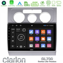 Clarion GL700 Lite Series 8Core Android11 2+32GB VW Touran 2003-2011 Navigation Multimedia Tablet 10" Με Carplay & Android Auto