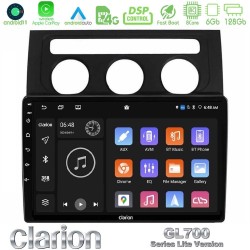 Clarion GL700 Lite Series 8Core Android11 6+128GB VW Touran 2003-2011 Navigation Multimedia Tablet 10" Με Carplay & Android Auto Clarion GL700 Lite Series 8Core Android11 6+128GB VW Touran 2003-2011 Navigation Multimedia Tablet 10" Με Carplay & Android Auto