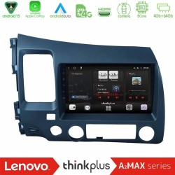 Lenovo Thinkplus A2MAX Series 8Core Android15 4+64GB  Honda Civic 2006-2011 Navigation Multimedia Tablet 9"