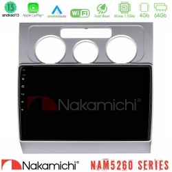 Nakamichi NAM5260 Series 4Core Android13 4+64GB VW Touran 2003-2011 Navigation Multimedia Tablet 10" Με Carplay & Android Auto