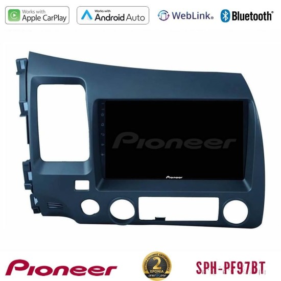 Pioneer SPH-PF97BT Series    Honda Civic 2006-2011 Multimedia Station 9" (Tablet Style) Με Carplay & Android Auto