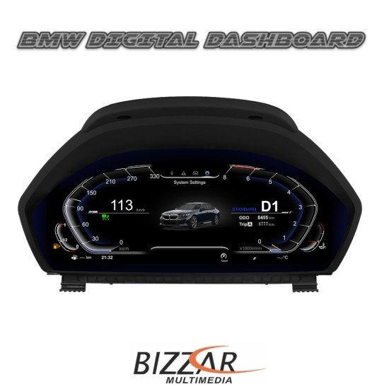 BMW 3series & 4series F30/32 2012-2017 Digital LCD Instrument Cluster 12.3" με HD οθόνη 1920*720