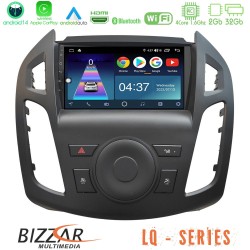 Bizzar LQ Series 4Core Android14 2+32GB Ford Transit Connect 2013-2018 Navigation Multimedia Tablet 9"  Με Carplay & Android Auto