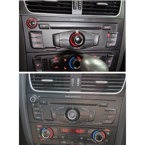 Audi Concert / Symphony Wireless CarPlay/Android Auto Interface & Camera In