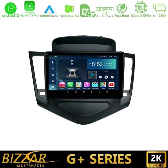 Bizzar G+ Series Chevrolet Cruze 2009-2012 8core Android12 6+128GB Navigation Multimedia Tablet 9" Bizzar G+ Series Chevrolet Cruze 2009-2012 8core Android12 6+128GB Navigation Multimedia Tablet 9"