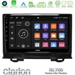 Clarion GL700 Lite Series 8Core Android11 2+32GB Honda HR-V 2021-> Navigation Multimedia Tablet 9" Με Carplay & Android Auto