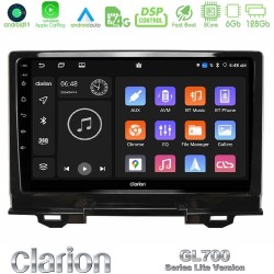 Clarion GL700 Lite Series 8Core Android11 6+128GB Honda HR-V 2021-> Navigation Multimedia Tablet 9" Με Carplay & Android Auto