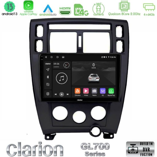 Clarion GL700 Series Hyundai Tucson 2006 – 2013 8Core Android13 4+64GB Navigation Multimedia Tablet 10" Με Carplay & Android Auto Με Carplay & Android Auto Clarion GL700 Series Hyundai Tucson 2006 – 2013 8Core Android13 4+64GB Navigation Multimedia Tablet 10" Με Carplay & Android Auto Με Carplay & Android Auto