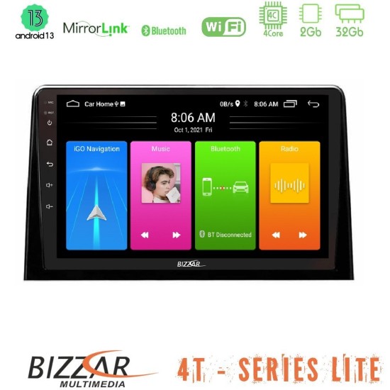 Bizzar 4T Series Peugeot Partner / Citroën Berlingo 2020-> 4Core Android13 2+32GB Navigation Multimedia Tablet 10"