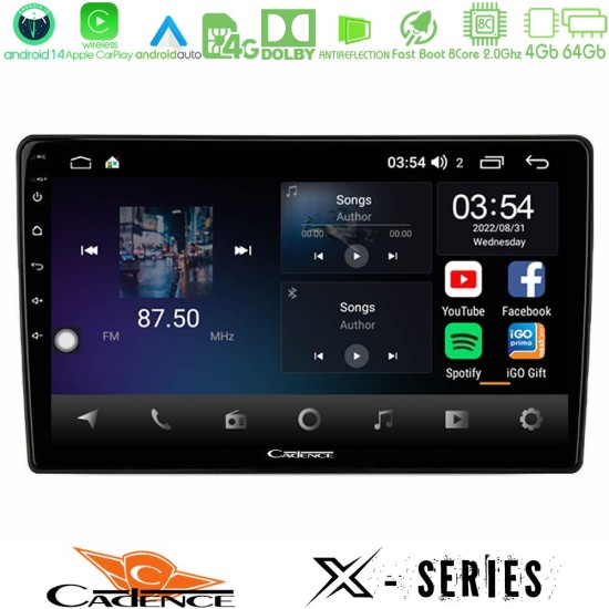 Cadence X Series Alfa Romeo Giulietta 8core Android 14 4+64GB Navigation Multimedia Tablet 10" Cadence X Series Alfa Romeo Giulietta 8core Android 14 4+64GB Navigation Multimedia Tablet 10"
