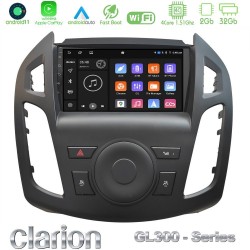 Clarion GL300 Series 4Core Android11 2+32GB Ford Transit Connect Navigation Multimedia Tablet 9" Με Carplay & Android Auto Clarion GL300 Series 4Core Android11 2+32GB Ford Transit Connect Navigation Multimedia Tablet 9" Με Carplay & Android Auto