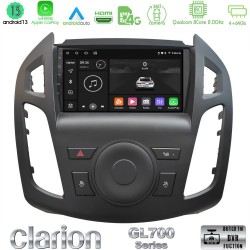 Clarion GL700 Series 8Core Android13 4+64GB Ford Transit Connect Navigation Multimedia Tablet 9" Με Carplay & Android Auto Clarion GL700 Series 8Core Android13 4+64GB Ford Transit Connect Navigation Multimedia Tablet 9" Με Carplay & Android Auto