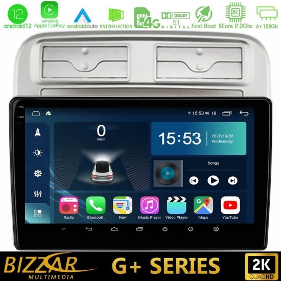 Bizzar G+ Series Fiat Grande Punto 2006-2011 8core Android12 6+128GB Navigation Multimedia Tablet 9" Bizzar G+ Series Fiat Grande Punto 2006-2011 8core Android12 6+128GB Navigation Multimedia Tablet 9"