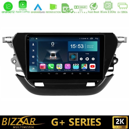 Bizzar G+ Series Opel Corsa F 2019-2023 8core Android12 6+128GB Navigation Multimedia Tablet 9" Bizzar G+ Series Opel Corsa F 2019-2023 8core Android12 6+128GB Navigation Multimedia Tablet 9"