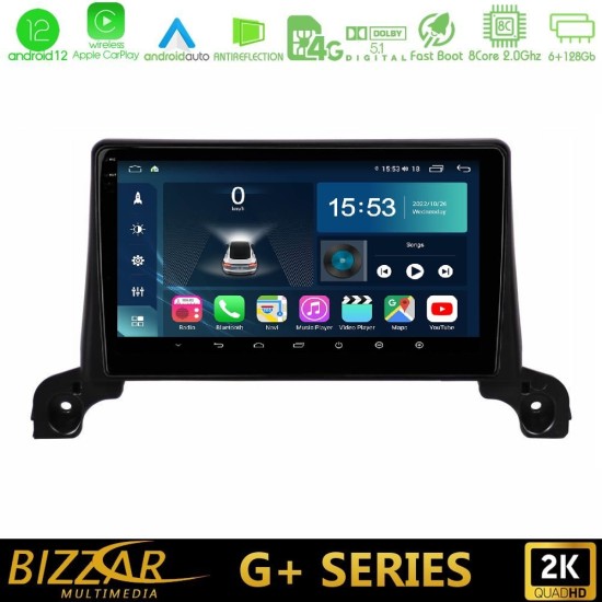 Bizzar G+ Series Peugeot 3008/5008 2017-2023 8core Android12 6+128GB Navigation Multimedia Tablet 9" Bizzar G+ Series Peugeot 3008/5008 2017-2023 8core Android12 6+128GB Navigation Multimedia Tablet 9"