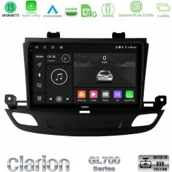 Clarion GL700 Series 8Core Android13 4+64GB Opel Insignia 2 2017-2020 Navigation Multimedia Tablet 9" Με Carplay & Android Auto
