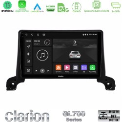 Clarion GL700 Series 8Core Android13 4+64GB Peugeot 3008/5008 2017-2023 Navigation Multimedia Tablet 9" Με Carplay & Android Auto Clarion GL700 Series 8Core Android13 4+64GB Peugeot 3008/5008 2017-2023 Navigation Multimedia Tablet 9" Με Carplay & Android Auto