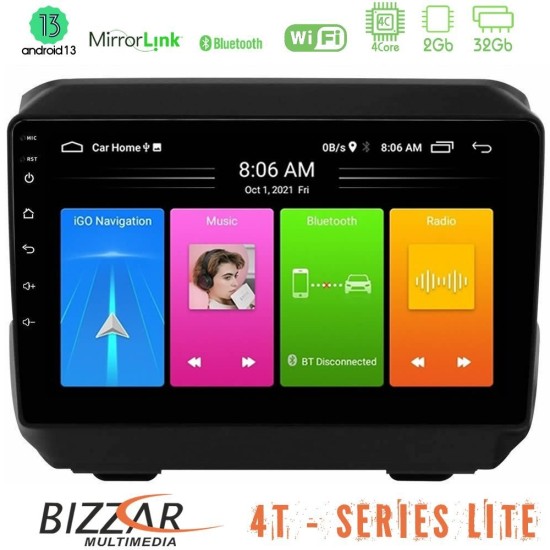 Bizzar 4T Series Jeep Wrangler 2018-> 4Core Android13 2+32GB Navigation Multimedia Tablet 9" Bizzar 4T Series Jeep Wrangler 2018-> 4Core Android13 2+32GB Navigation Multimedia Tablet 9"