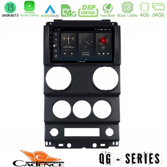 Cadence QG Series 8Core Android13 4+64GB Jeep Wrangler 2008-2010 Navigation Multimedia Tablet 9" Cadence QG Series 8Core Android13 4+64GB Jeep Wrangler 2008-2010 Navigation Multimedia Tablet 9"