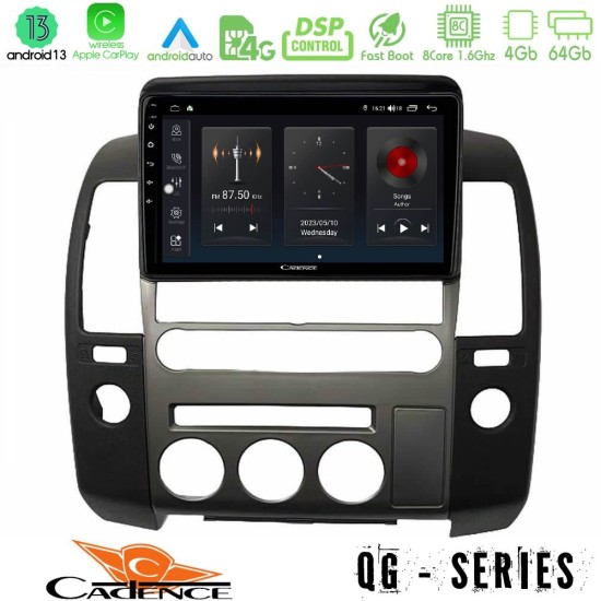 Cadence QG Series 8Core Android13 4+64GB Nissan Navara / Pathfinder 2006-2012 (με εργ.οθόνη) Navigation Multimedia Tablet 9" Cadence QG Series 8Core Android13 4+64GB Nissan Navara / Pathfinder 2006-2012 (με εργ.οθόνη) Navigation Multimedia Tablet 9"