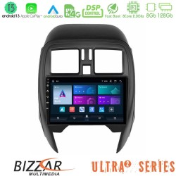 Bizzar Ultra Series Nissan Micra 2013-2016 8core Android13 8+128GB Navigation Multimedia Tablet 9" Bizzar Ultra Series Nissan Micra 2013-2016 8core Android13 8+128GB Navigation Multimedia Tablet 9"
