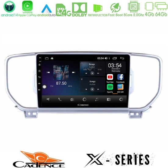 Cadence X Series Kia Sportage 2016-2018 8core Android 14 4+64GB Navigation Multimedia Tablet 9" Cadence X Series Kia Sportage 2016-2018 8core Android 14 4+64GB Navigation Multimedia Tablet 9"