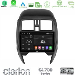 Clarion GL700 Series 8Core Android13 4+64GB Nissan Micra 2013-2016 Navigation Multimedia Tablet 9" Με Carplay & Android Auto Clarion GL700 Series 8Core Android13 4+64GB Nissan Micra 2013-2016 Navigation Multimedia Tablet 9" Με Carplay & Android Auto