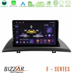 Bizzar F Series 8Core Android14 4+64GB  BMW E83 Navigation Multimedia Tablet 9" Με Carplay & Android Auto