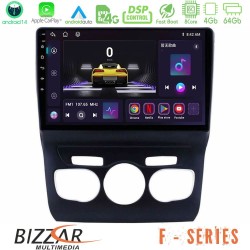 Bizzar F Series 8Core Android14 4+64GB  Citroen C4L Navigation Multimedia Tablet 10" Με Carplay & Android Auto