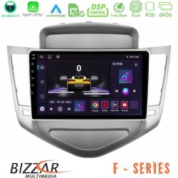 Bizzar F Series 8Core Android14 4+64GB  Chevrolet Cruze 2009-2012 Navigation Multimedia Tablet 9" Με Carplay & Android Auto