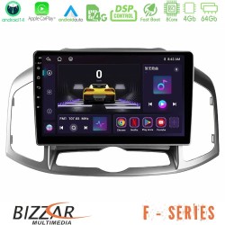 Bizzar F Series 8Core Android14 4+64GB  Chevrolet Captiva 2012-2016 Navigation Multimedia Tablet 9" Με Carplay & Android Auto