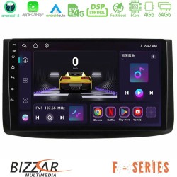 Bizzar F Series 8Core Android14 4+64GB  Chevrolet Aveo 2006-2010 Navigation Multimedia Tablet 9" Με Carplay & Android Auto