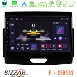 Bizzar F Series 8Core Android14 4+64GB  Ford Ranger 2017-2022 Navigation Multimedia Tablet 9" Με Carplay & Android Auto